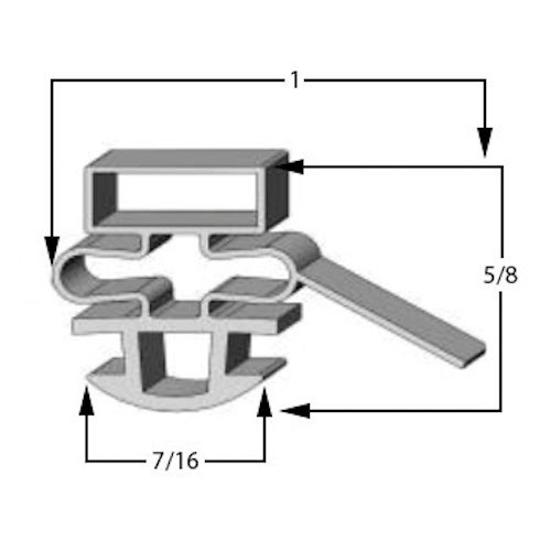 Tubo Ai 30223D0200 Doo Gasket - Size 21-1/2 X 31 1/2