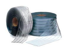 RIBBED - 8" Strip Curtain Roll - Freezer