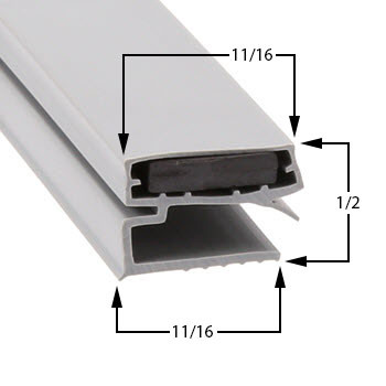 Profile 424 - Custom Upright Door Gasket