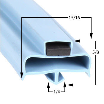 Profile 967 - Custom Undercounter Door Gasket