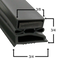 Profile 493 - Custom Drawer Gasket
