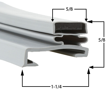 Profile 518 - Custom Upright Door Gasket