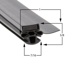 Nor-Lake Door Gasket 254 6 3/4 x 23 1/2