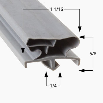 Traulsen Door Gasket 577 22 7/8 x 59 3/4
