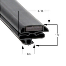 Leer Door Gasket 632 26 1/8 x 44 1/2
