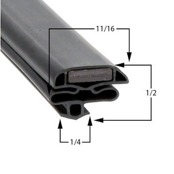 Leer Door Gasket 632 26 1/8 x 44 1/2