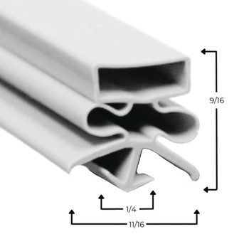Metro Door Gasket 18 22 x 56 1/4
