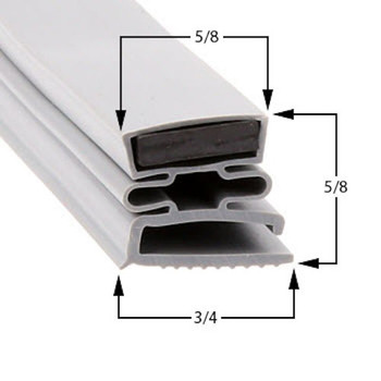Sertek Door Gasket 494 9 7/8 x 29 3/16