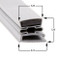 Sertek Door Gasket 494 9 7/8 x 29 3/16