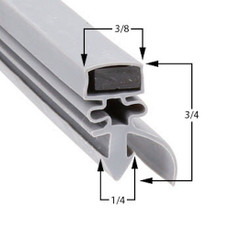 Silver King Door Gasket 834 24 7/8 x 26 3/8