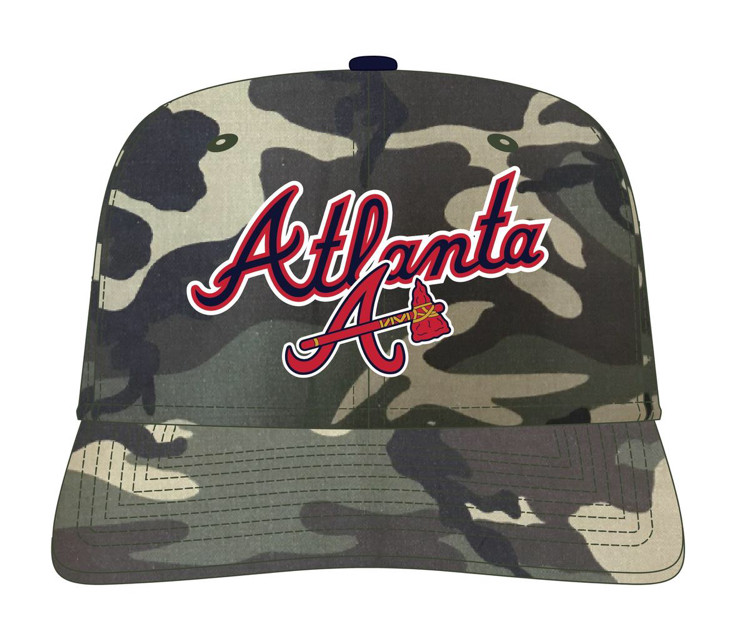camo braves hat