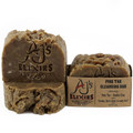 AJ's Elixirs Pine Tar Cleansing Bar cares for dry problematic skin by moisturizing as it deep cleans.