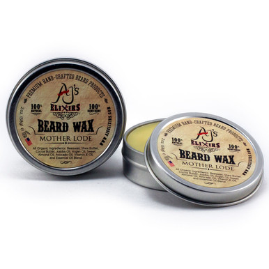 AJ's Elixirs Original Beard Wax delivers volume and great hold while feeling natural and product-free.