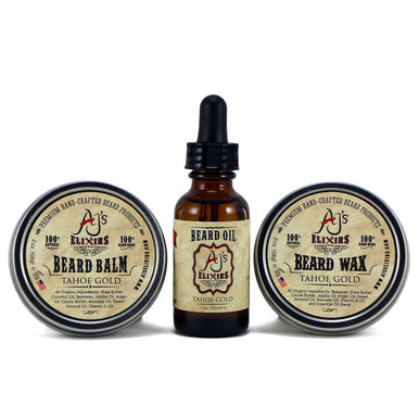 Beard care kit includes your choice of scent and contains a Beard Oil, Beard Balm, and Beard Wax to provide the best beard conditioning and styling.
