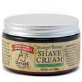 AJ's Elixirs mentholated hybrid shave cream, with mango butter, provides a moisturizing thick creamy lather, and incredible blade glide free from clogging.
