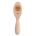 The Monster Brush has a comfortable and ergonomic beechwood handle with impressive monster carving on the back.