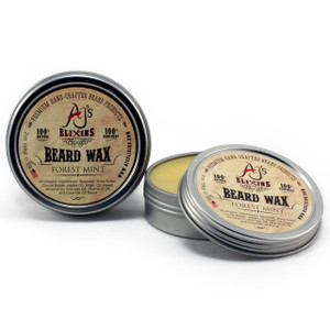 AJ's Elixirs Original Beard Wax delivers volume and great hold while feeling natural and product-free.