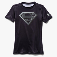 Under Armour Boys Alter Ego Shirt Black Superman 1244392-005