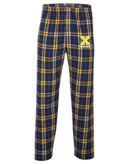 Xaverian HS Plaid Embroidered PJ Pant with Pockets