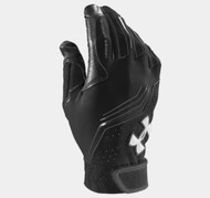 Under Armour Youth UA Clean Up Batting Gloves - Black