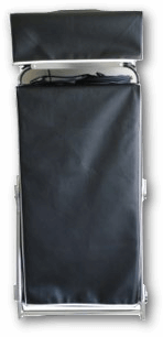 Vox cabinet and head covers front view