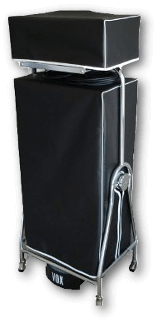 Vox cabinet and head covers side angle view