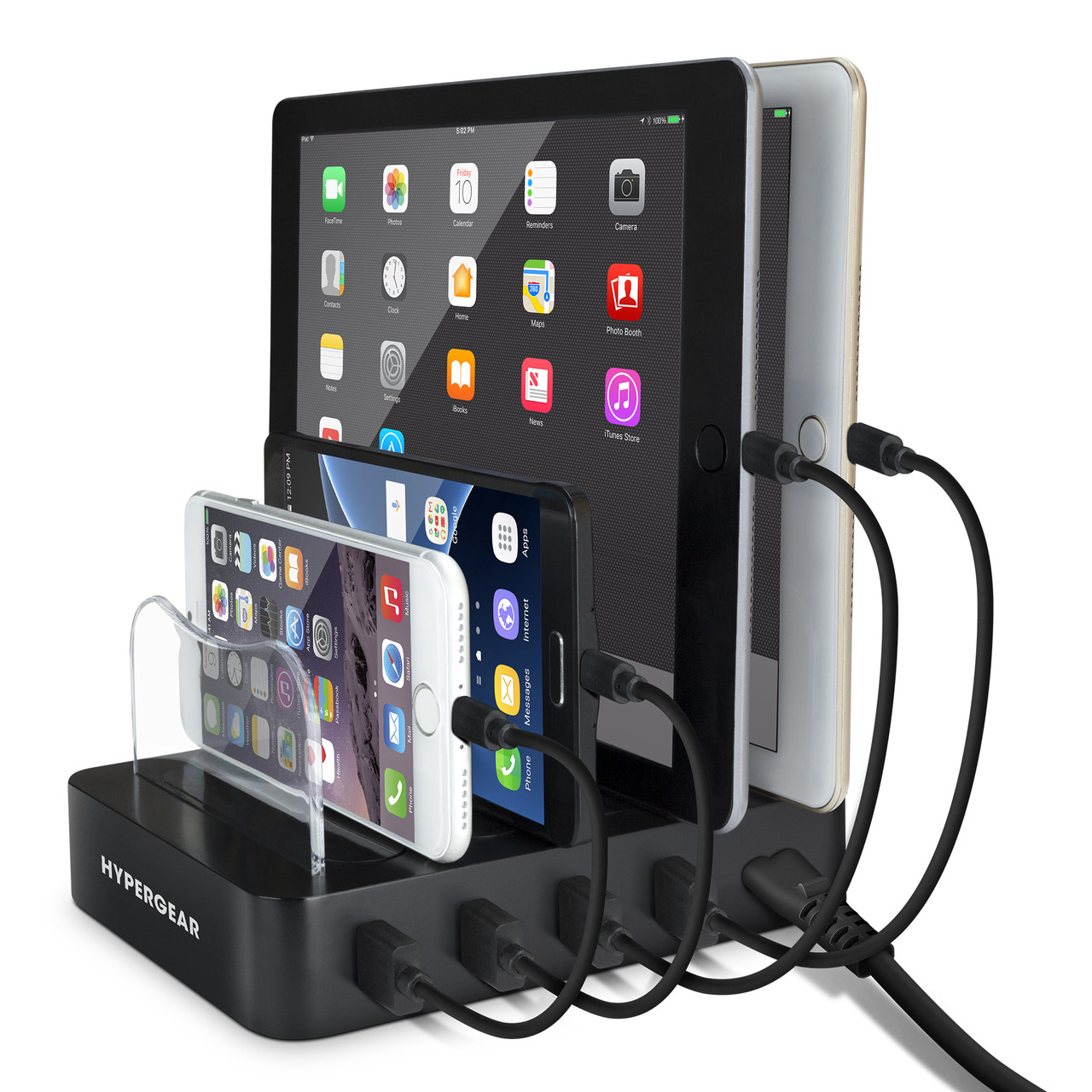 HyperGear 4 USB Ports Universal Charging Station 22W / 4.4A - Black