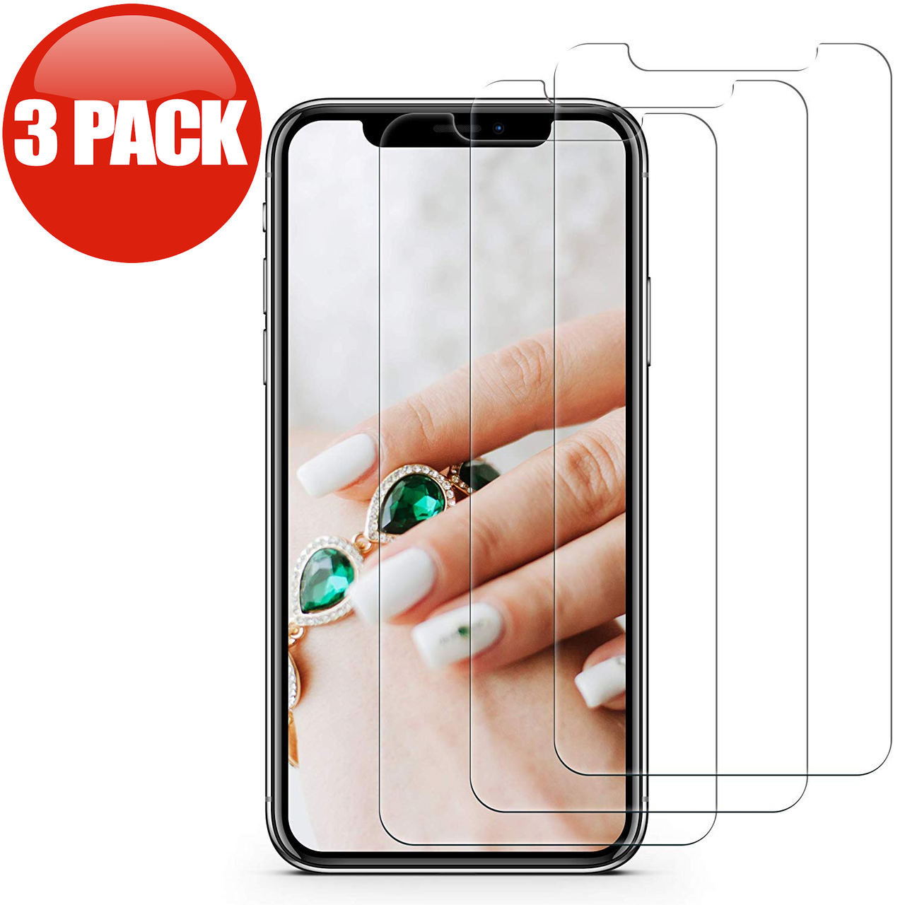 *SALE* HD Premium 2.5D Round Edge Tempered Glass Screen Protector for iPhone 11 Pro Max / iPhone ...