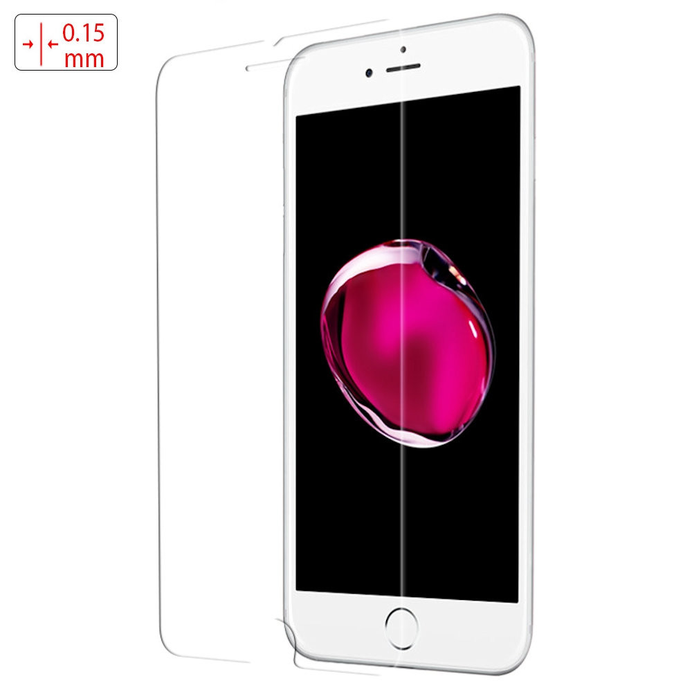 Sale* Ultra Thin 0.15mm HD Premium Round Edge Tempered Glass Screen for iPhone 8 Plus / 7 / Plus / 6 Plus - HD Accessory