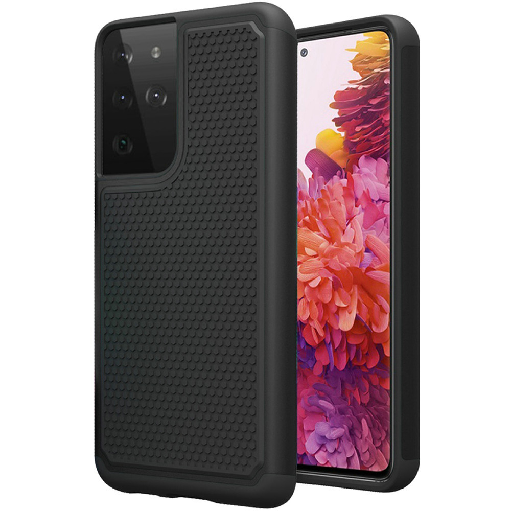 Totaldefense Hybrid Case For Samsung Galaxy S21 Ultra 5g Black Hd Accessory Totaldefense Hybrid Case For Samsung Galaxy S21 Ultra 5g Black Hd Accessory