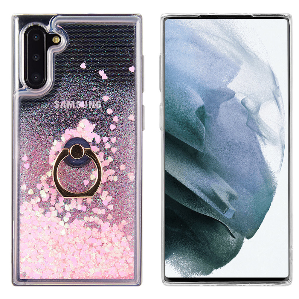 Quicksand Glitter Waterfall Case With 360 Rotating Ring Holder For Samsung Galaxy S21 5g Pink Hd Accessory Quicksand Glitter Waterfall Case With 360 Rotating Ring Holder For Samsung Galaxy S21 5g Pink Hd Accessory