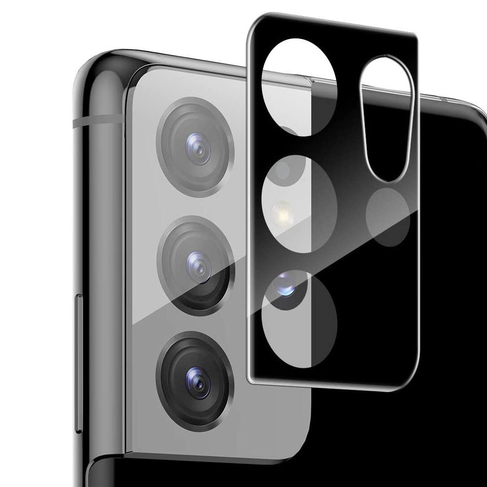 Rear Camera Lens Hd Tempered Glass Protector For Samsung Galaxy S21 Ultra 5g Black Hd Accessory