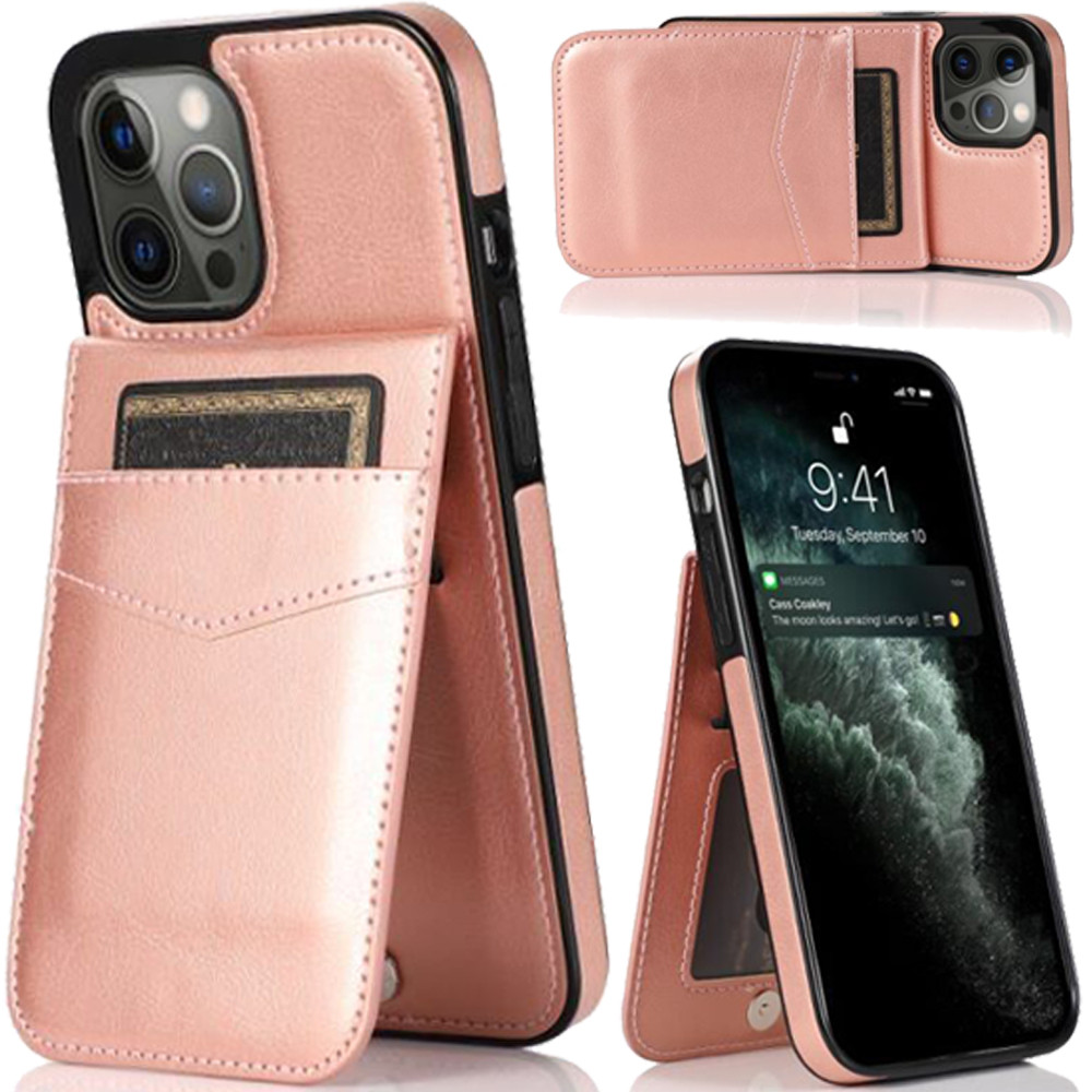 Flap Leather Wallet Fusion Case For Iphone 12 Pro Max Rose Gold Hd Accessory