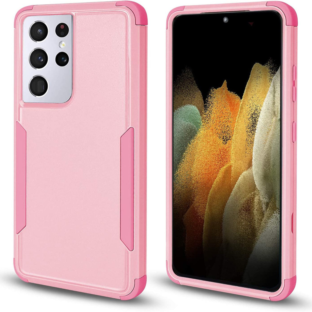 Sale Military Grade Tuff Hybrid Armor Case For Samsung Galaxy S21 Ultra 5g Pink Hd Accessory Sale Military Grade Tuff Hybrid Armor Case For Samsung Galaxy S21 Ultra 5g Pink Hd Accessory