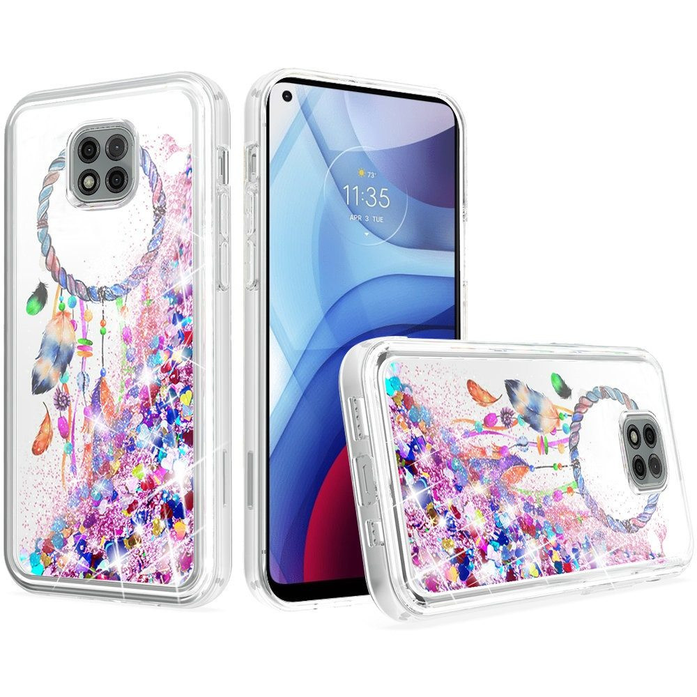 SALE* Quicksand Glitter Waterfall Case for Motorola Moto G Power - Dream - HD