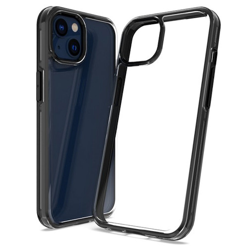 Translucent Series Hybrid Case for iPhone 14 Pro Max Black HD Accessory