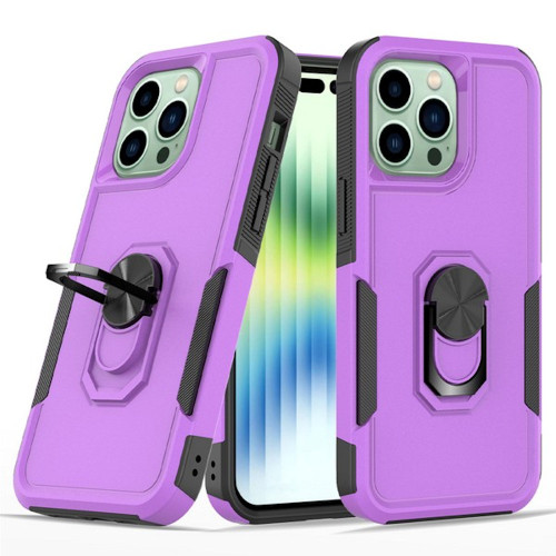 TUFF Shockproof Hybrid Armor Case with Ring Grip for iPhone 14 Pro Max