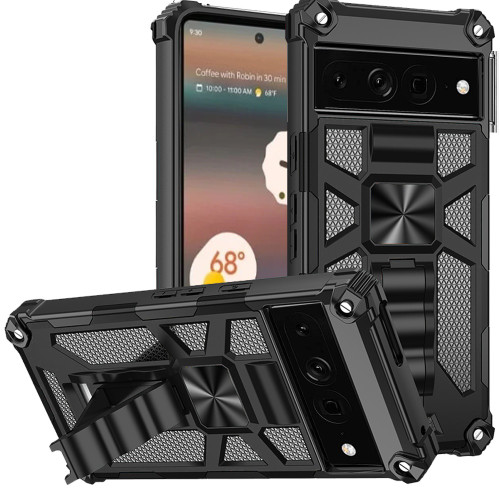Tough Ultra Rugged Hybrid Case for Google Pixel 7 Pro Black HD