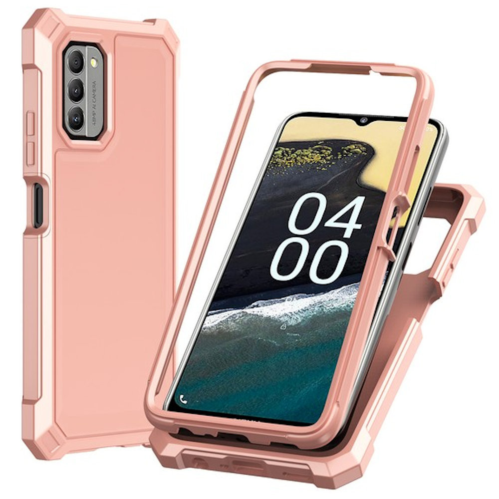 Military Grade Rugged Armor Case for Nokia G400 5G - Rose Gold - HD  Accessory