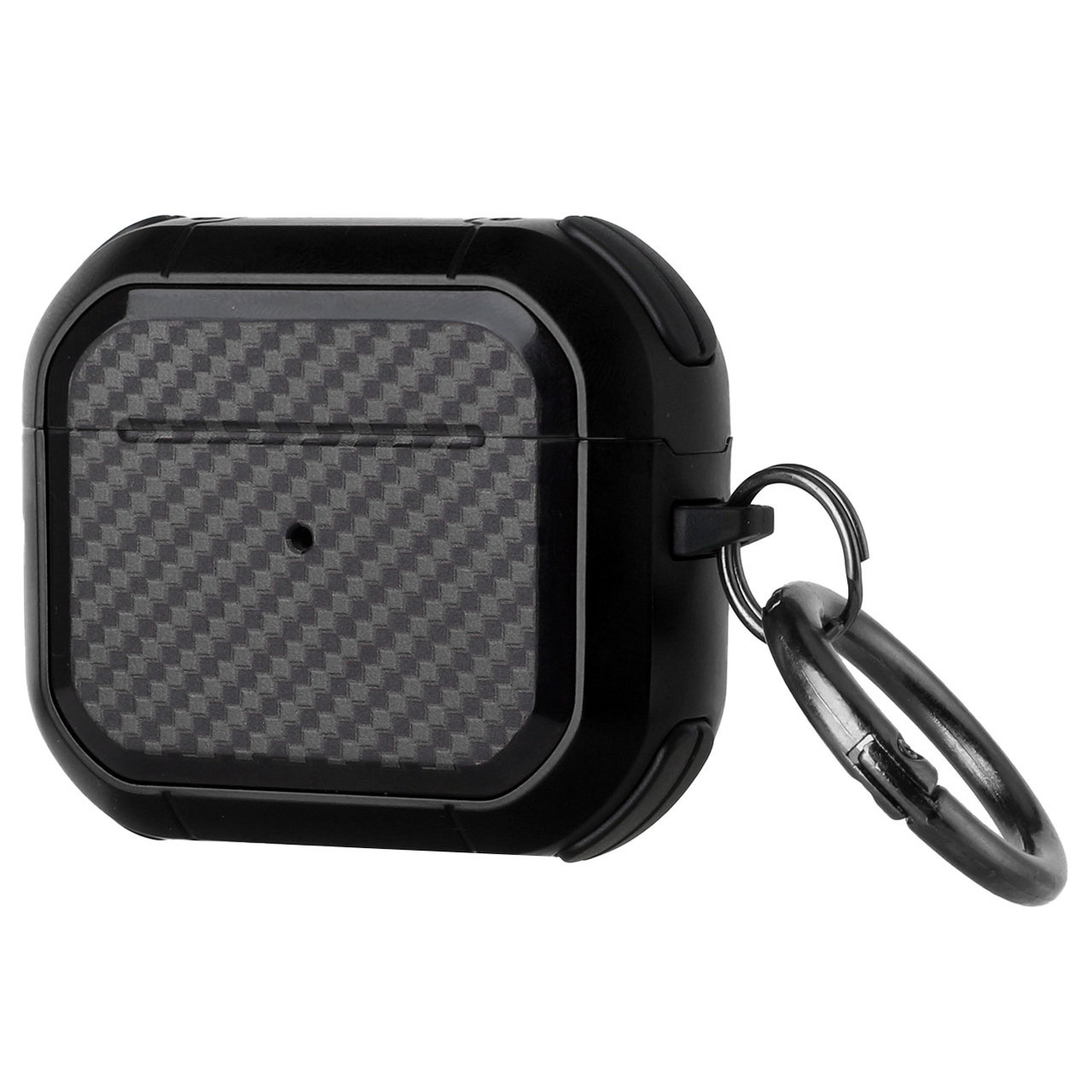 Carbon Fiber Design Hybrid Case for AirPods Pro (2nd Generation) - Black -  HD Accessory