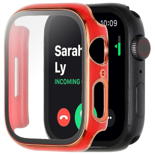 2IN1 Tempered Glass Screen Protector + Bumper for Apple Watch 45mm