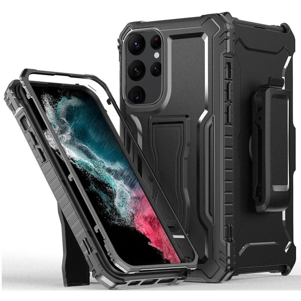Military Grade 3IN1 Tough Holster Case Combo for Samsung Galaxy S23
