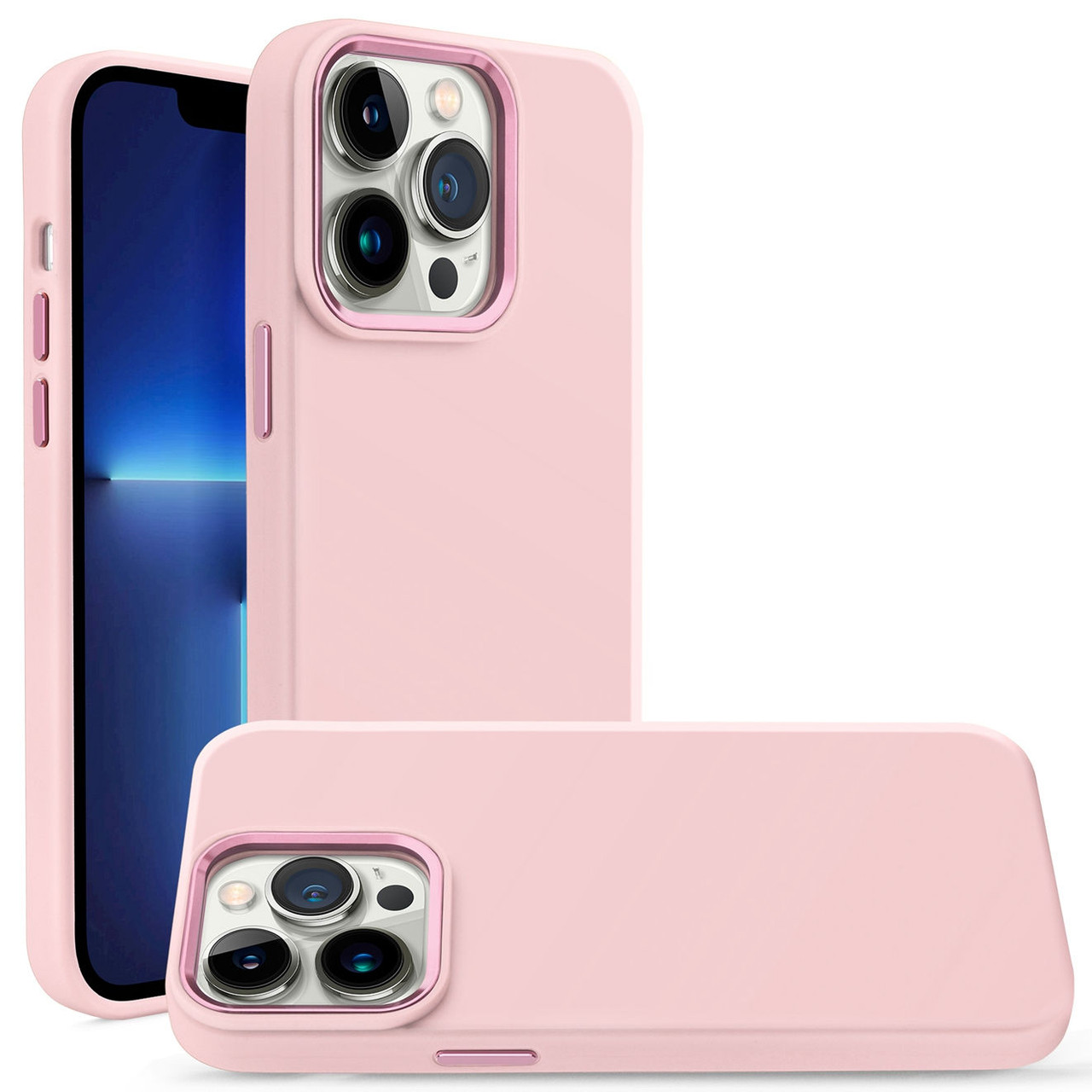 Nano Liquid Silicone Case for iPhone 14 Pink HD Accessory