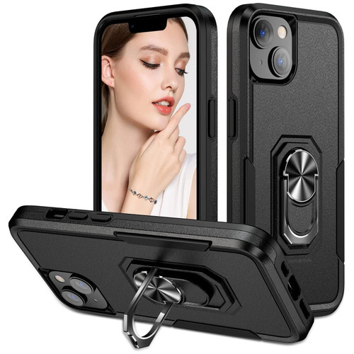 Military Grade TUFF Hybrid Case with Ring Grip for iPhone 14 Plus