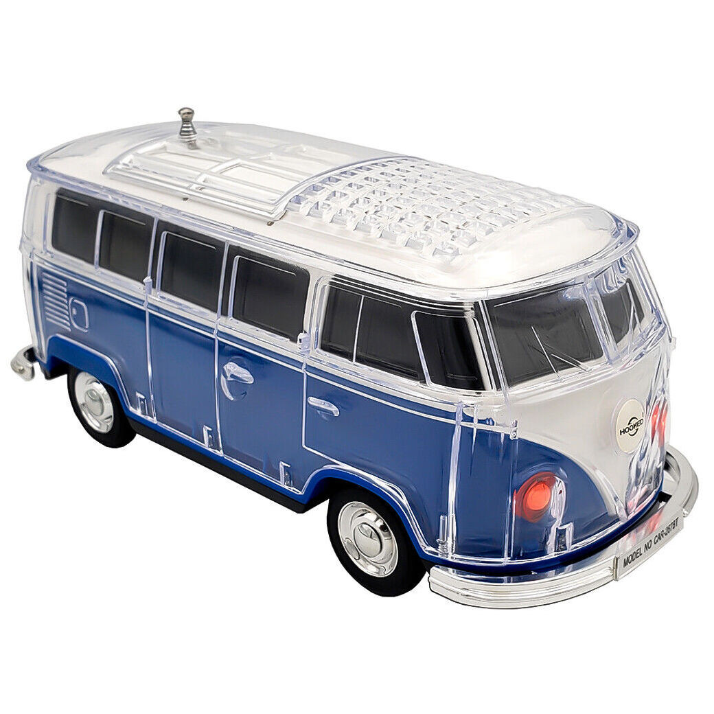 Volkswagen Bus Bluetooth Wireless Speaker with LED Lights - Blue - HD  Accessory