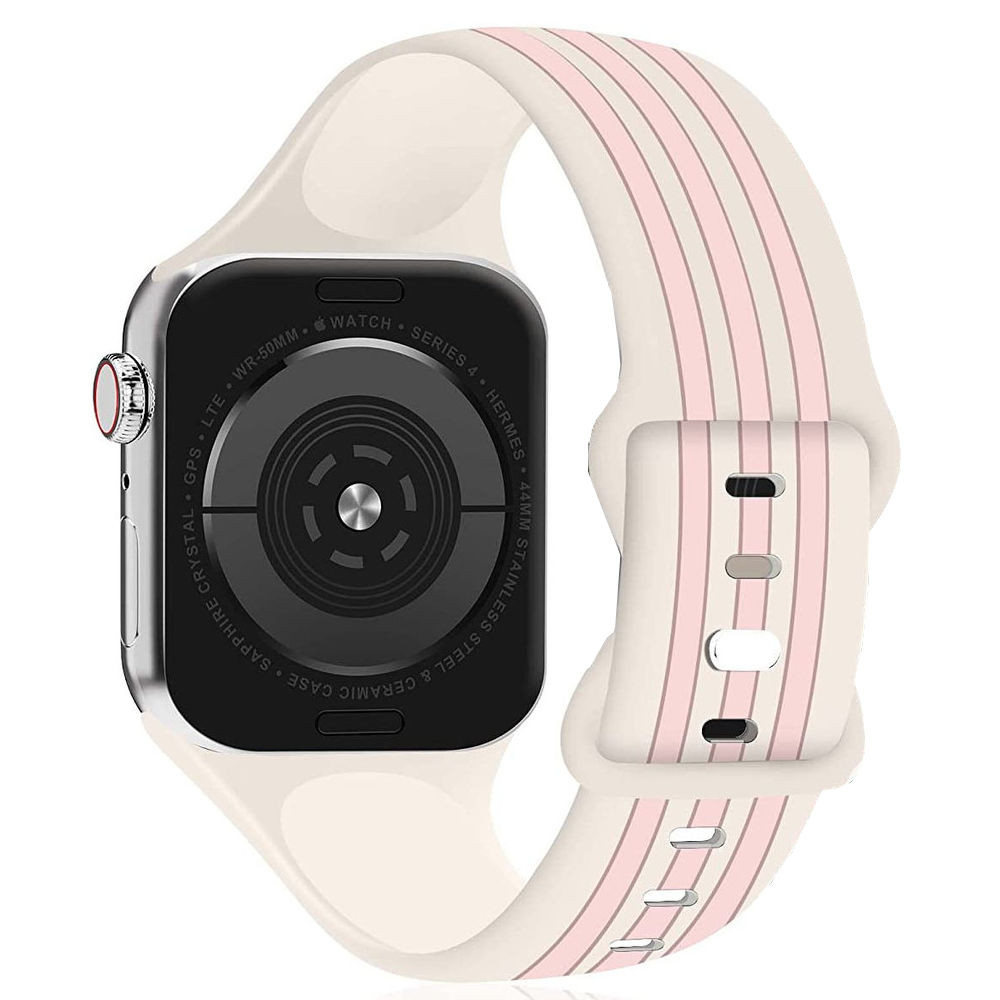 Classic Stripes Silicone Watch Band for Apple Watch 49mm / 45mm
