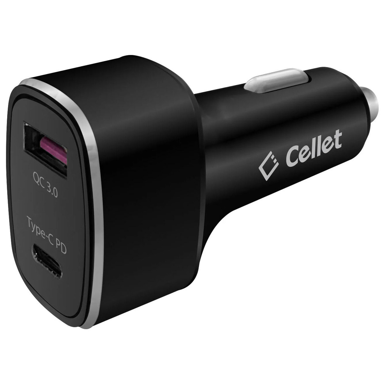 48W USBC PD Power Delivery + USBA Quick Charge 3.0 Car Charger