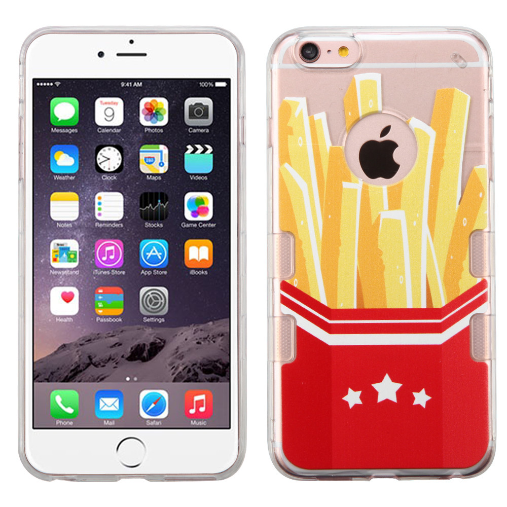 Herrie morgen kwaadaardig Co-Molded Impact Absorbing Case for iPhone 6 Plus / 6S Plus - French Fries  - HD Accessory