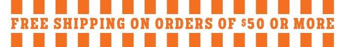 Free Ground Shipping on Orders Over 50 Dollars
