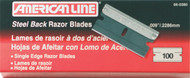 1" Single Edge #9 Blades (100 Pack)